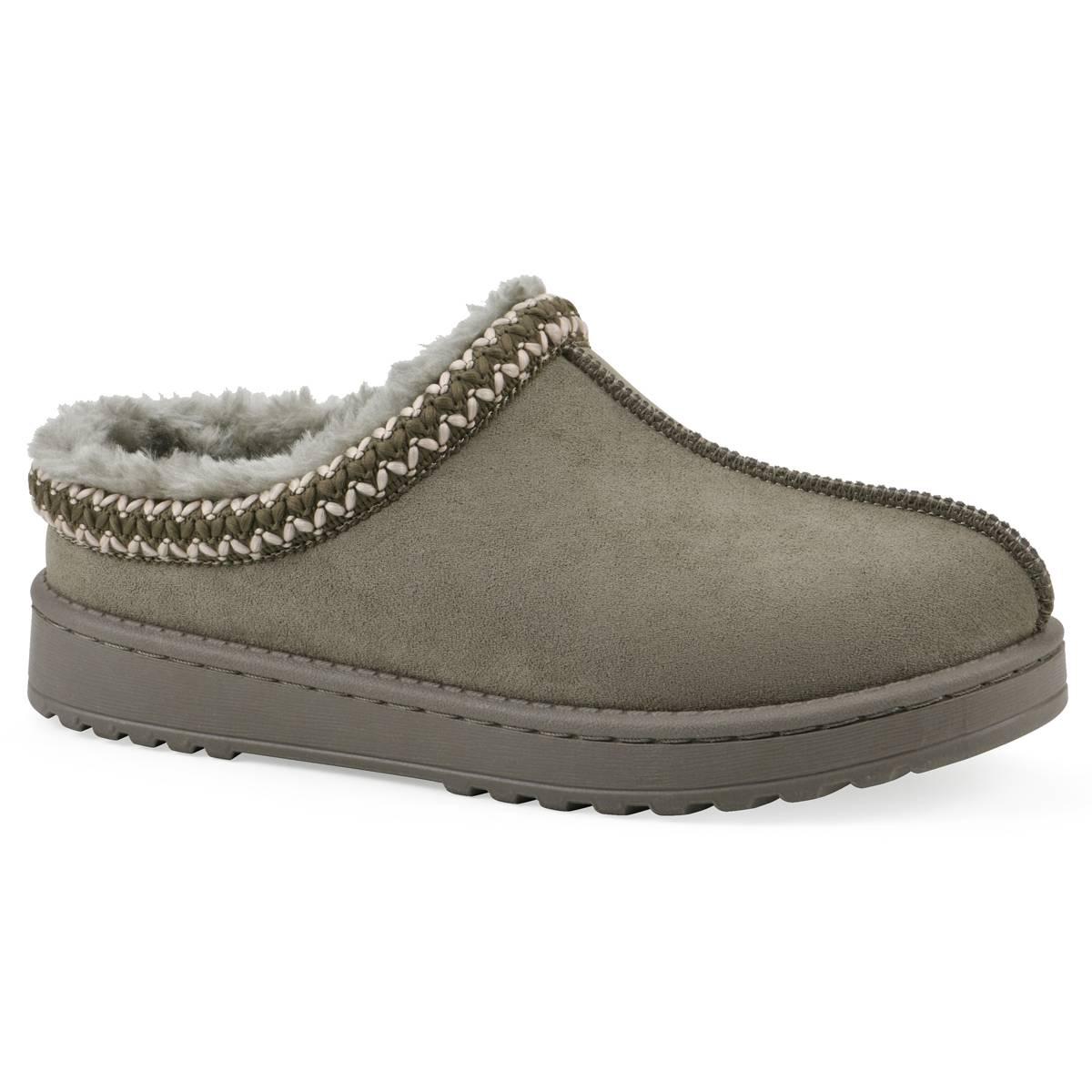 White Mountain Women's Icebin Clog Slippers - Tan Leopard Fabric