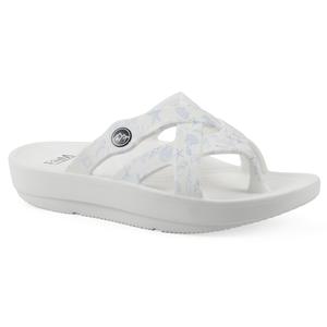 Womens White Mountain Rip Sport Flip Flops - Oceanblue