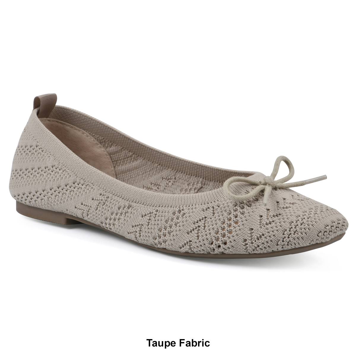 Womens White Mountain Sashay Ballet Flats