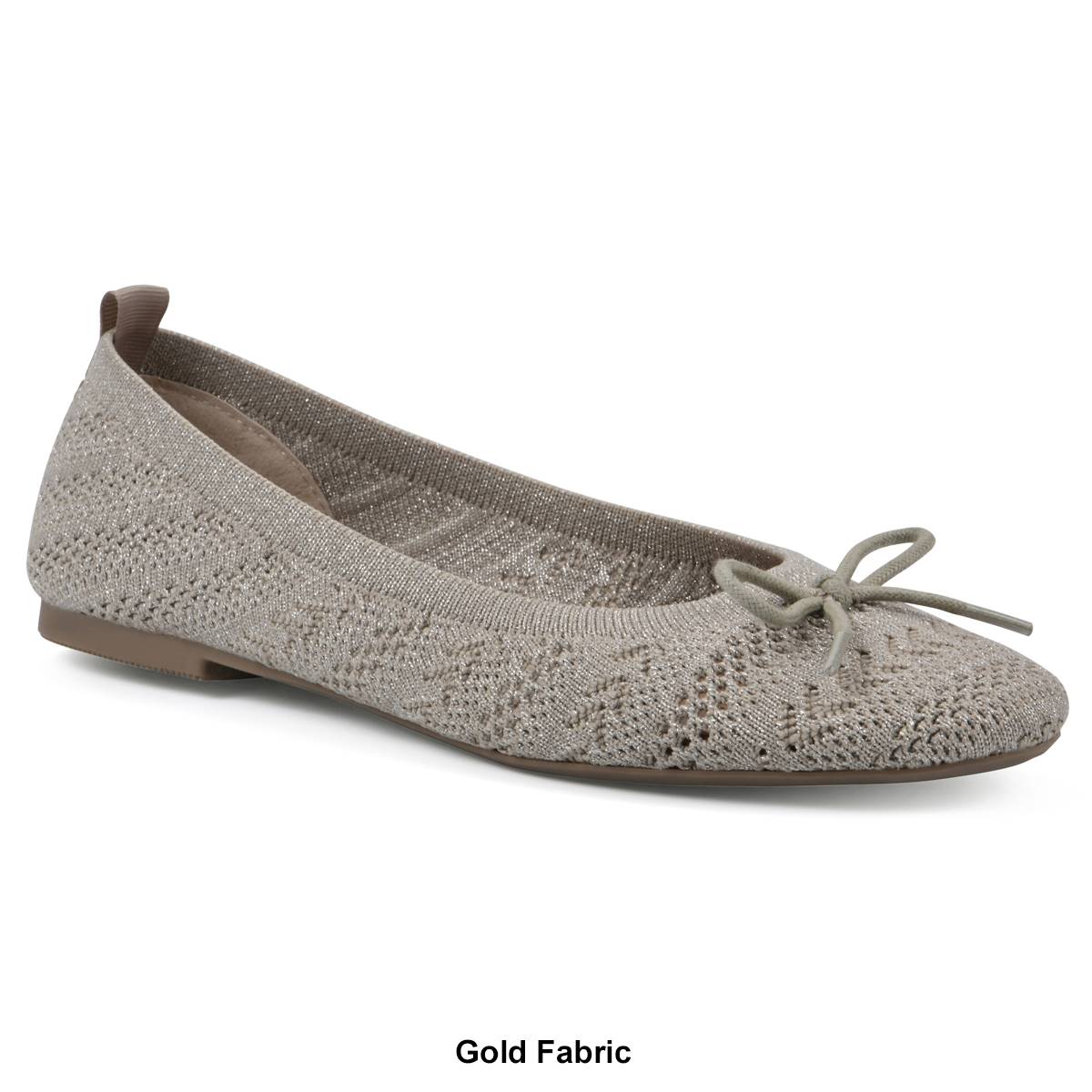 Womens White Mountain Sashay Ballet Flats