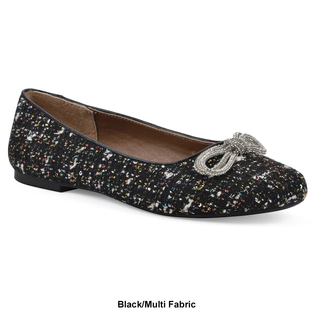 Womens White Mountain Sashimi Ballet Flats