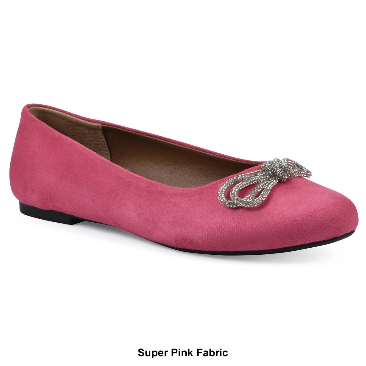 Womens White Mountain Sashimi Ballet Flats