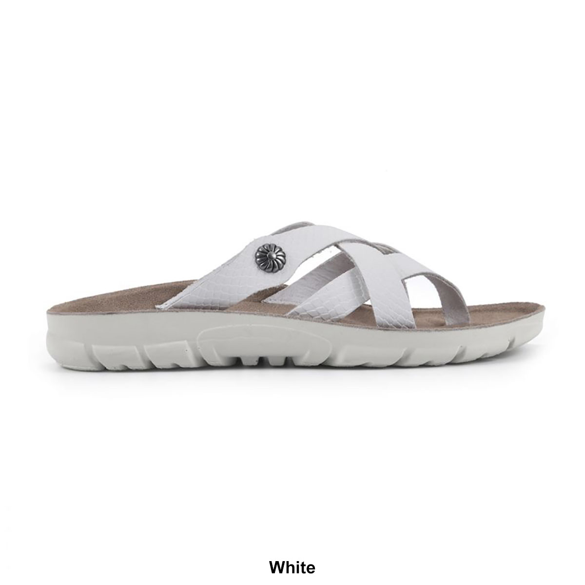 Womens Cliffs By White Mountain Banksy Slide Strappy Sandals