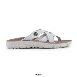 Womens Cliffs by White Mountain Banksy Slide Thong Sandals alternate view