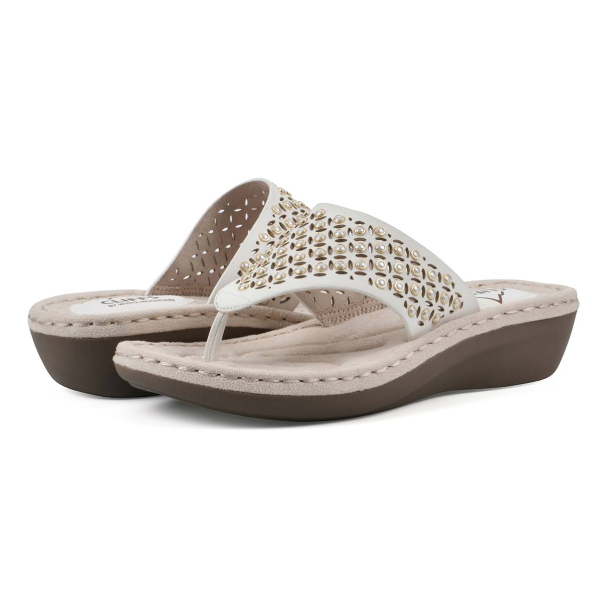 Womens Cliffs By White Mountain Camila Flip Flop Sandals