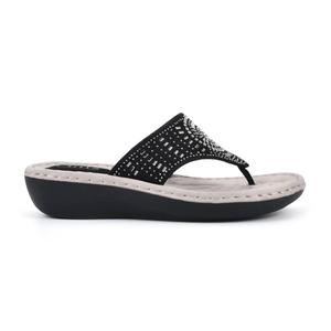 Womens Cliffs by White Mountain Cienna Wedge Thong Sandals alternate view