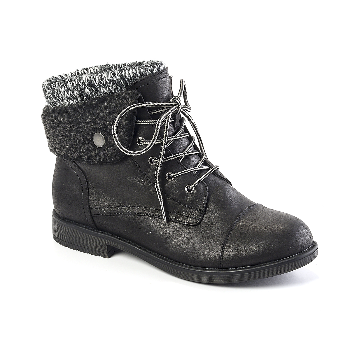 Womens Cliffs By White Mountain Duena Fabric Ankle Boots