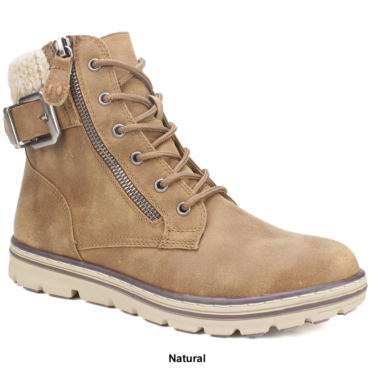 Womens Cliffs By White Mountain Kelsie Lace Up Hiker Boots
