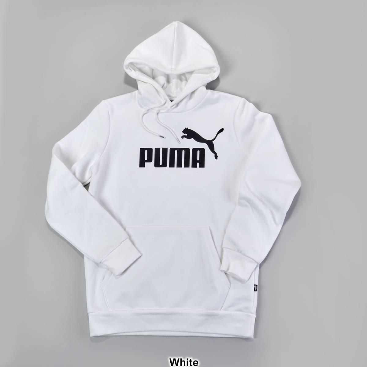 Mens Puma Big Logo Fleece Hoodie