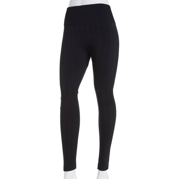 Womens One 5 One Braided Rib Textured Lined Leggings alternate view