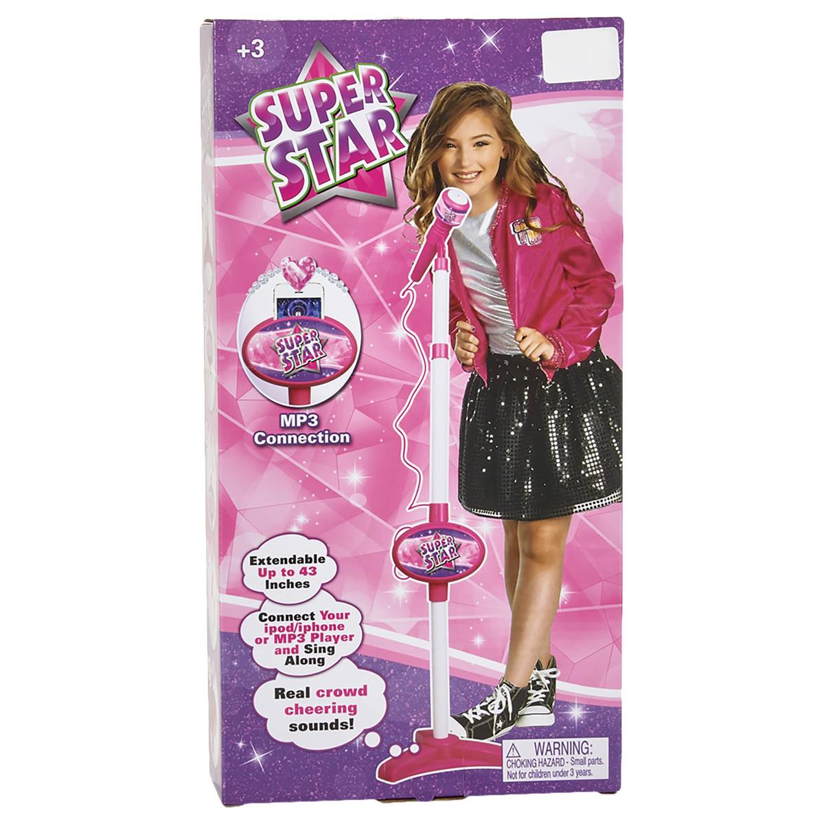 Super Star Microphone With Stand