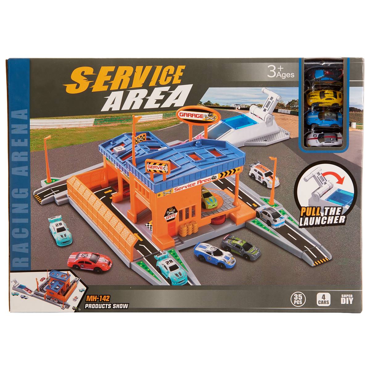 Sun-Mate Car Service Area Playset