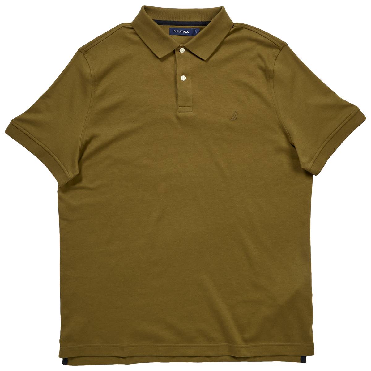 Mens Nautica Interlock Short Sleeve Polo