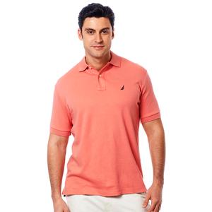 Mens Nautica(R) Solid Short Sleeve Interlock Polo