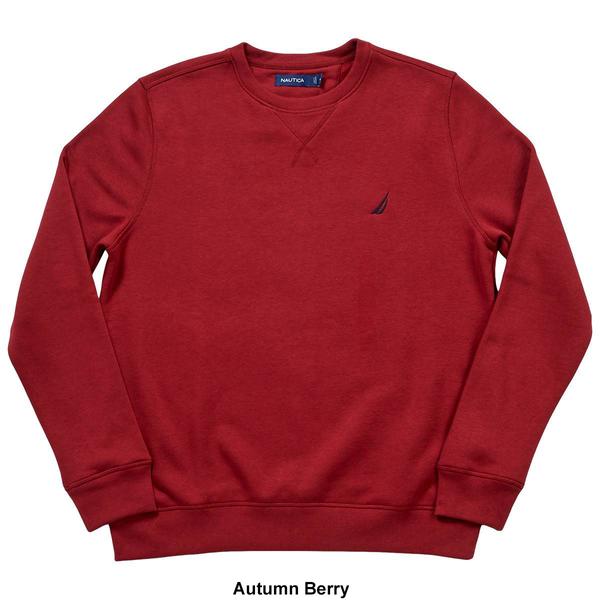 Mens Nautica(R) Solid Crew Neck Sweatshirt alternate view