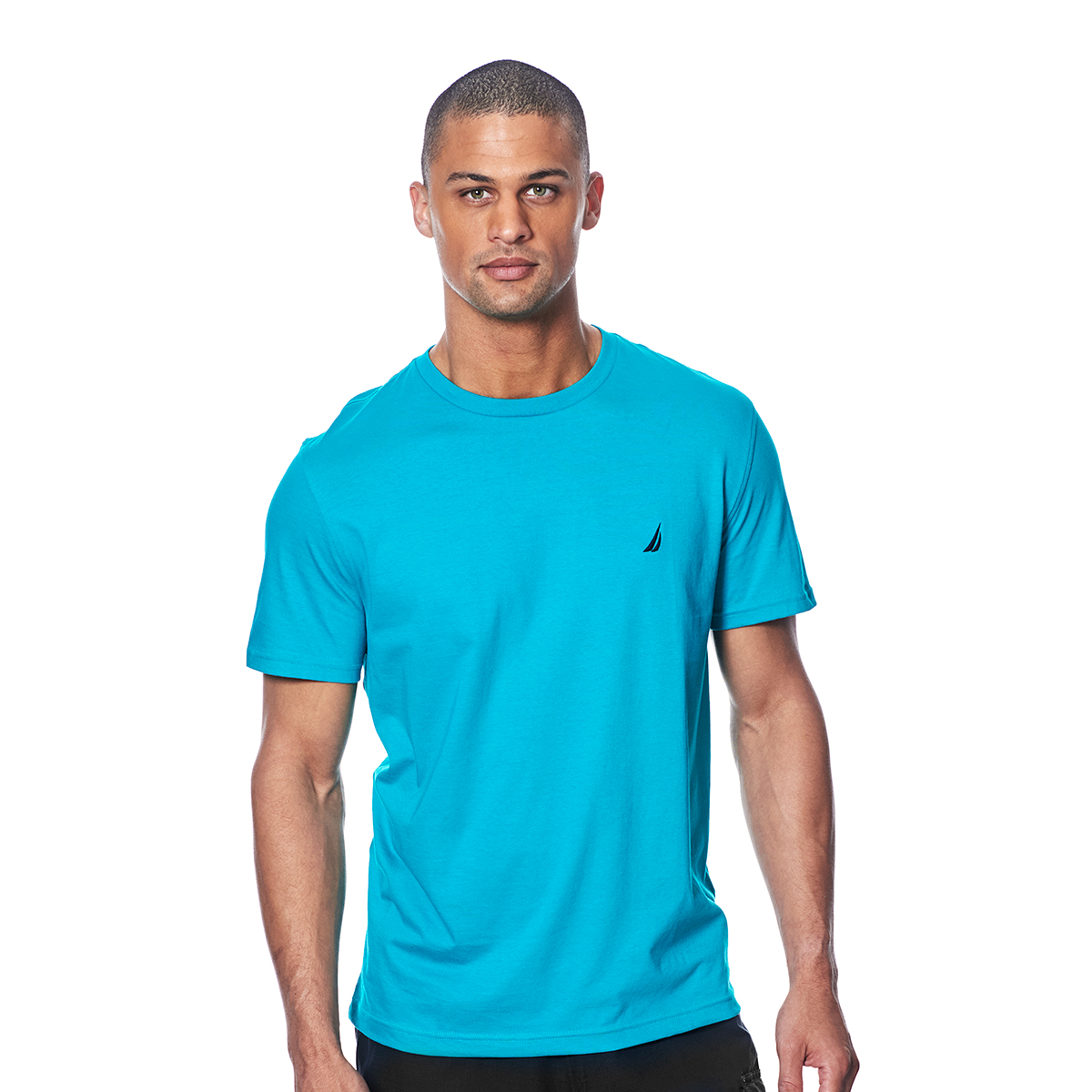 Mens Nautica Short Sleeve Crew Neck Tee