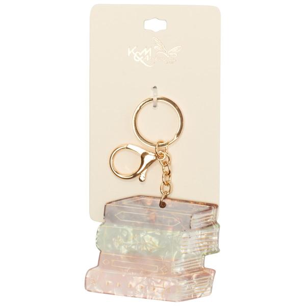 K&M Accessories Stack of Books Bag Charm