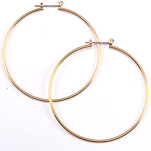 GUESS Gold Large Hoop Earrings