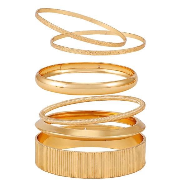 GUESS 6pc. Gold-Tone Bangle Bracelet Set alternate view