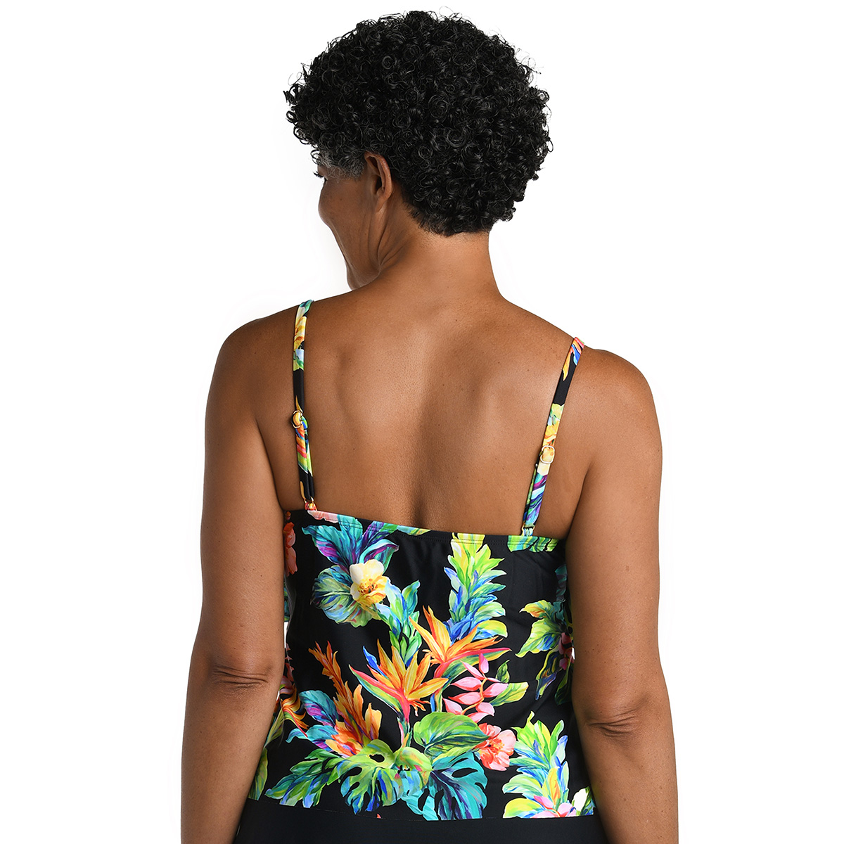 Womens Maxine Oahu Oasis Double Tiered Tankini Swim Top