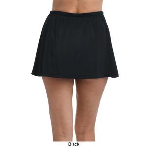 Womens Maxine Solid Skirt w/Powernet Swim Bottoms alternate view