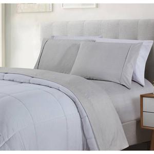 Bibb Home Egyptian Luxury 1800TC Diamond 4pc. Sheet Set alternate view