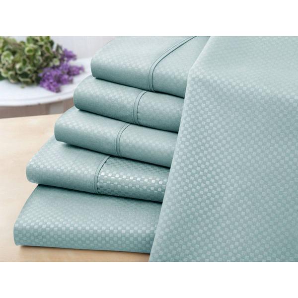 Embossed Check 6pc. Sheet Set alternate view