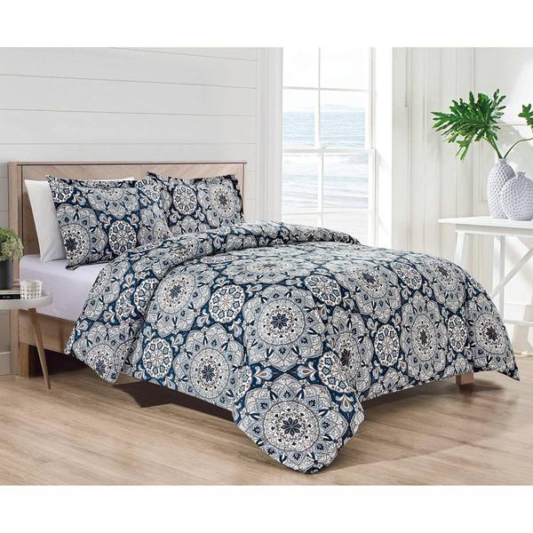 Bibb Home 1800 Series Alexander 3pc. Duvet Cover Set