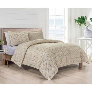 Bibb Home Melange 4pc. Duvet & Down Alternative Comforter Set