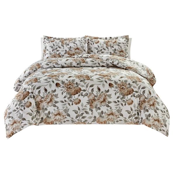 Bibb Home Wildflower 4pc. Duvet & Down Alternative Comforter Set alternate view