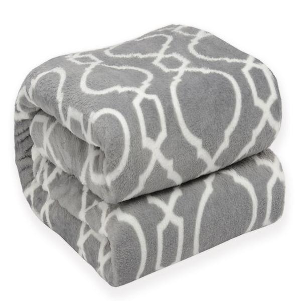 Kathy Ireland Flannel Fleece Plush Blanket