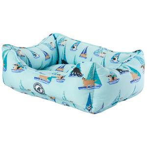 CJ Cotton 25in. Pattern Sea Cuddler Pet Bed