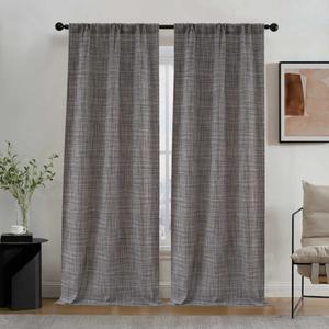 Anne Klein Dearborn Tweed Rod Pocket
