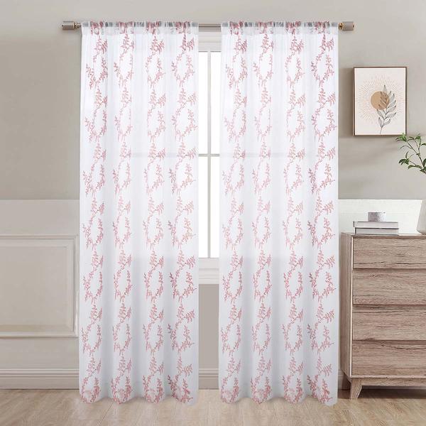 Laura Ashley(R) Norwich Sheer Panel Curtain alternate view