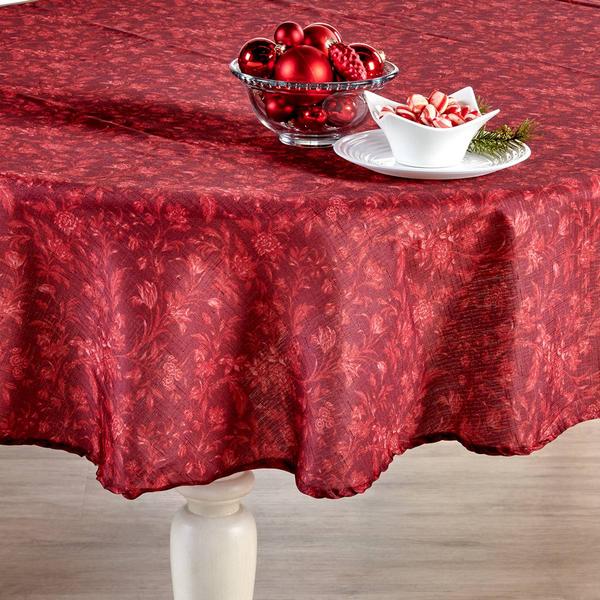 Ashington Tonal Red Tablecloth