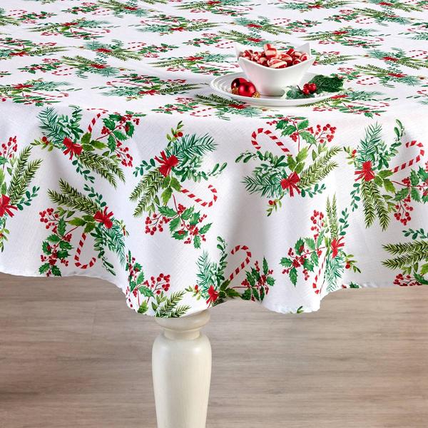 Candy Cane Bouquet Tablecloth