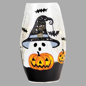 A Cheerful Giver(R) Boo & Pumpkin Short Vase