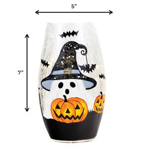 A Cheerful Giver(R) Boo & Pumpkin Short Vase alternate view