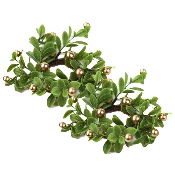 A Cheerful Giver(R) Golden Berry & Leaves Taper Ring