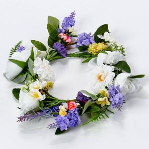A Cheerful Giver(R) Lilac & White Rose Candle Ring
