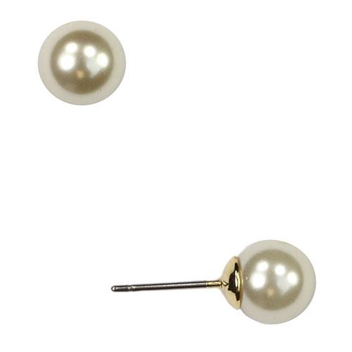 Anne Klein Pearl Stud Pierced Earrings