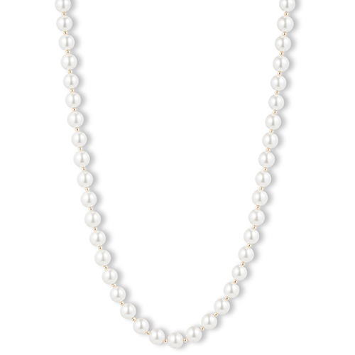 Anne Klein White Pearl Strand Necklace