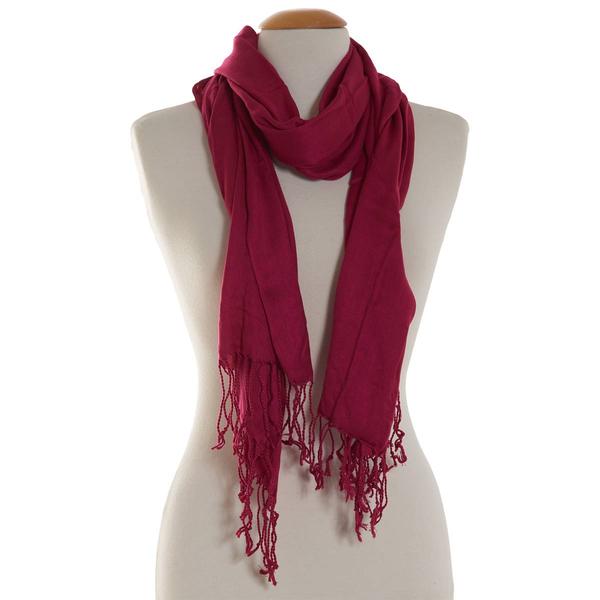 Womens Altare Solid Pashmina Shawl Scarf