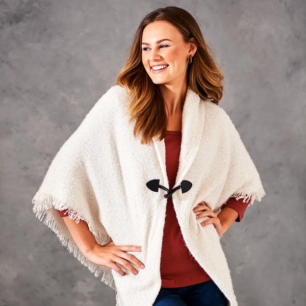Womens Altare Solid Cape w/Toggle