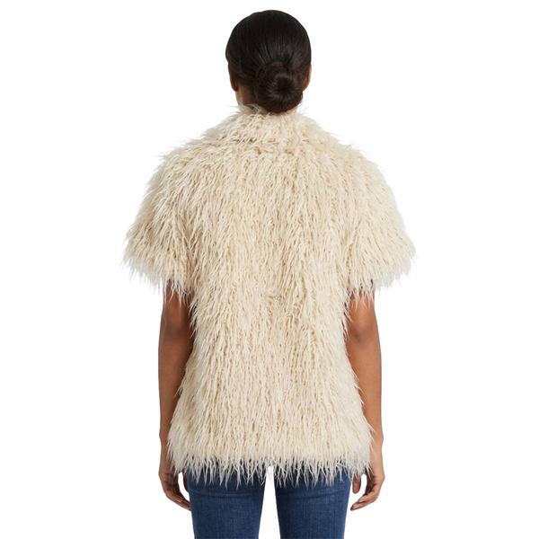 Womens Modena Long Hair Faux Fur Topper alternate view