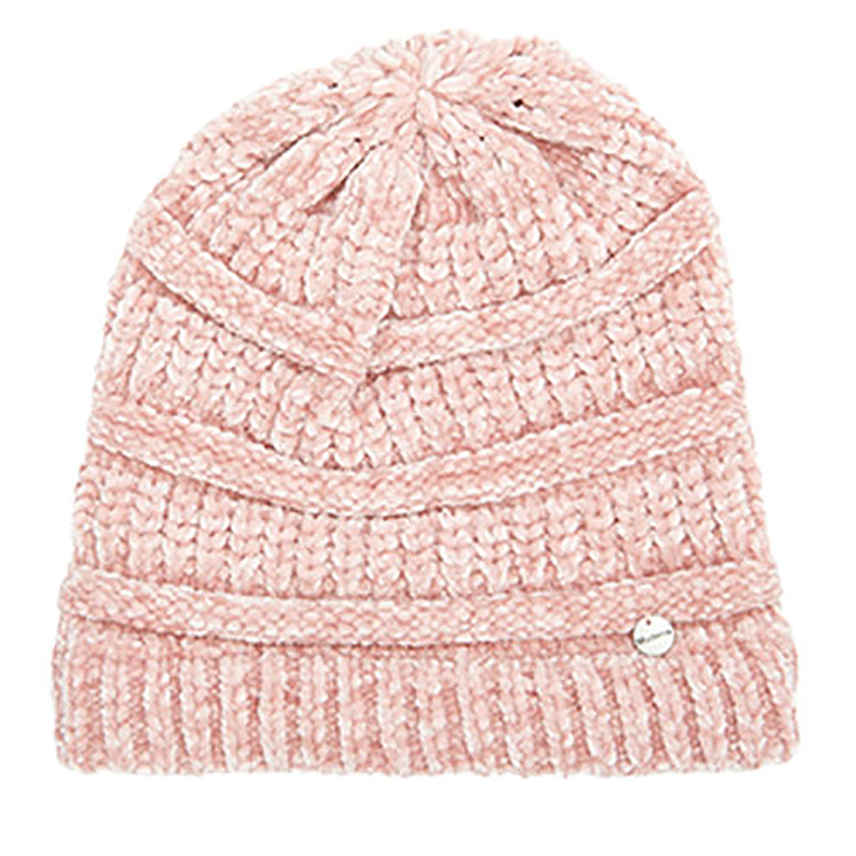 Womens Modena Chenille Knit Solid Beanie