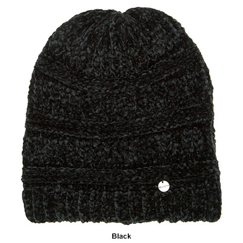 Womens Modena Chenille Knit Solid Beanie