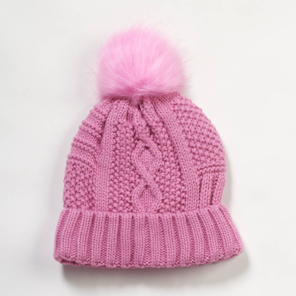 Womens Modena Cable Ribbed Winter Hat
