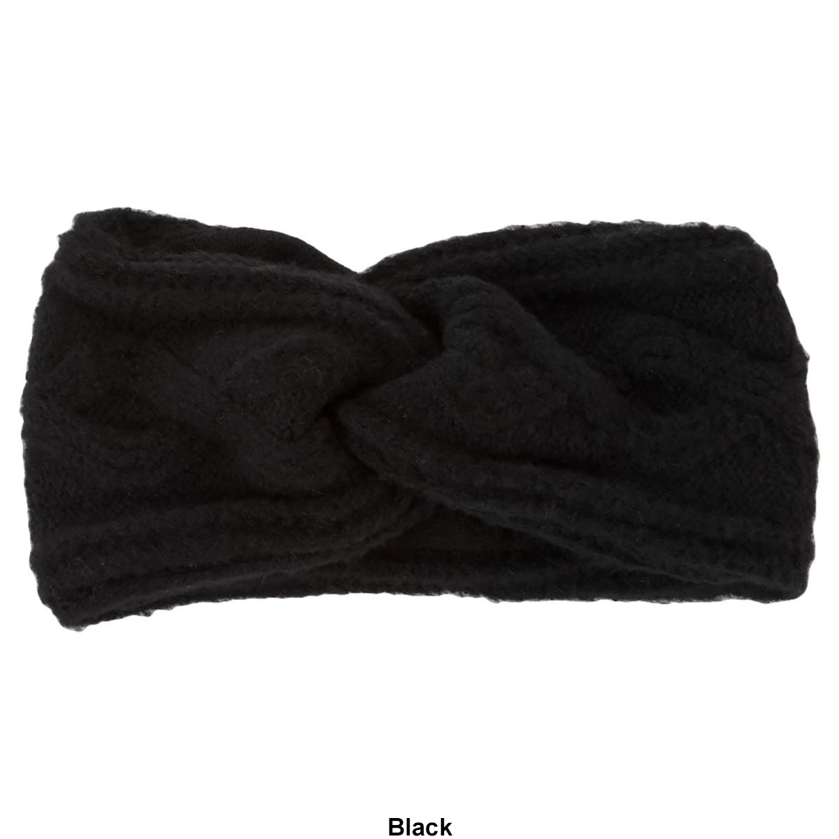 Womens Modena Knit Headband With Fleece Lining