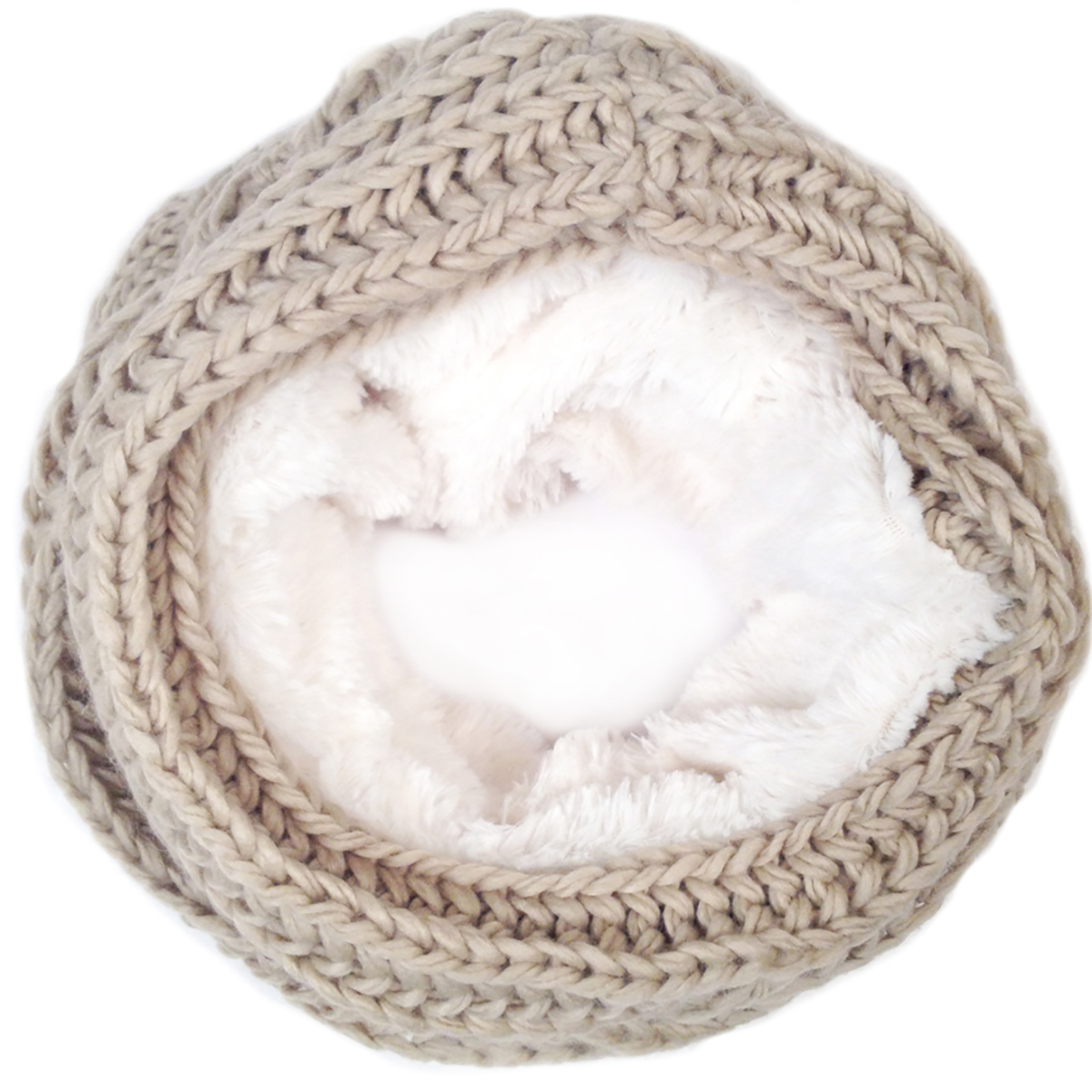 Womens Modena Cable Knit Infinity Scarf